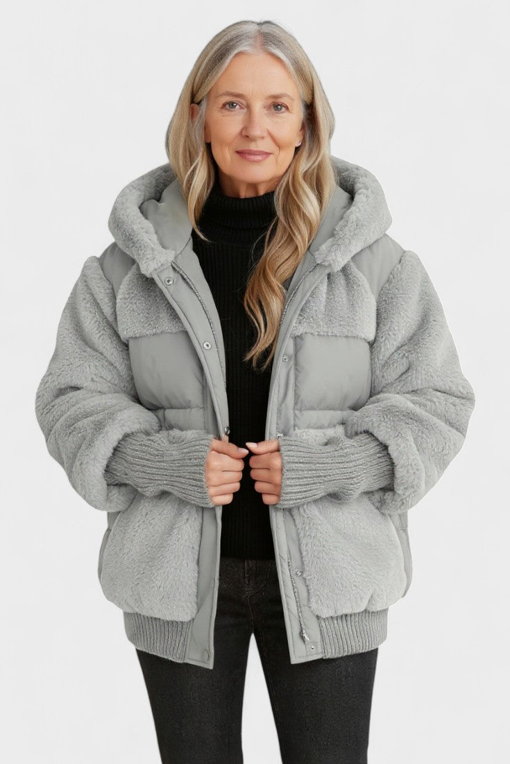Lena™ | Luksuriös dunjacka med huva