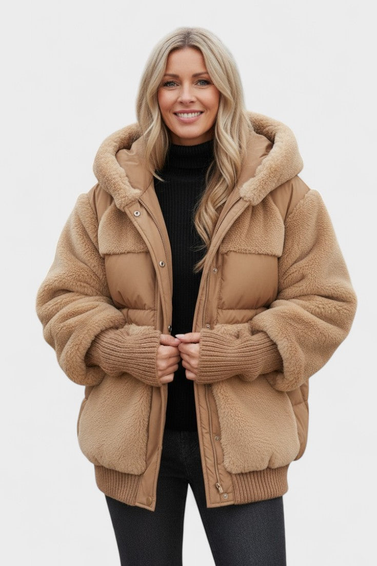 Lena™ | Luksuriös dunjacka med huva