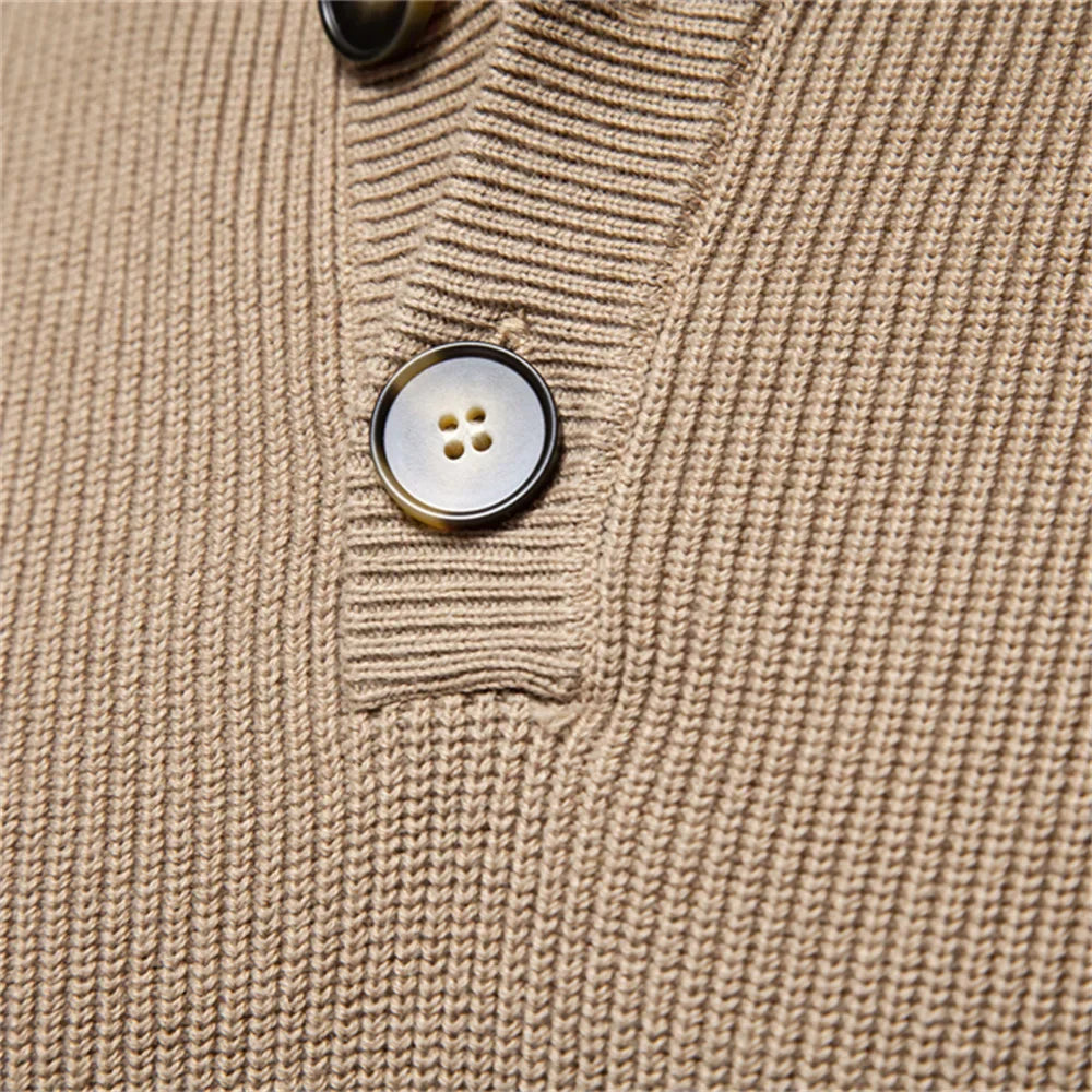Gustav | Herrtröja med knapdesign