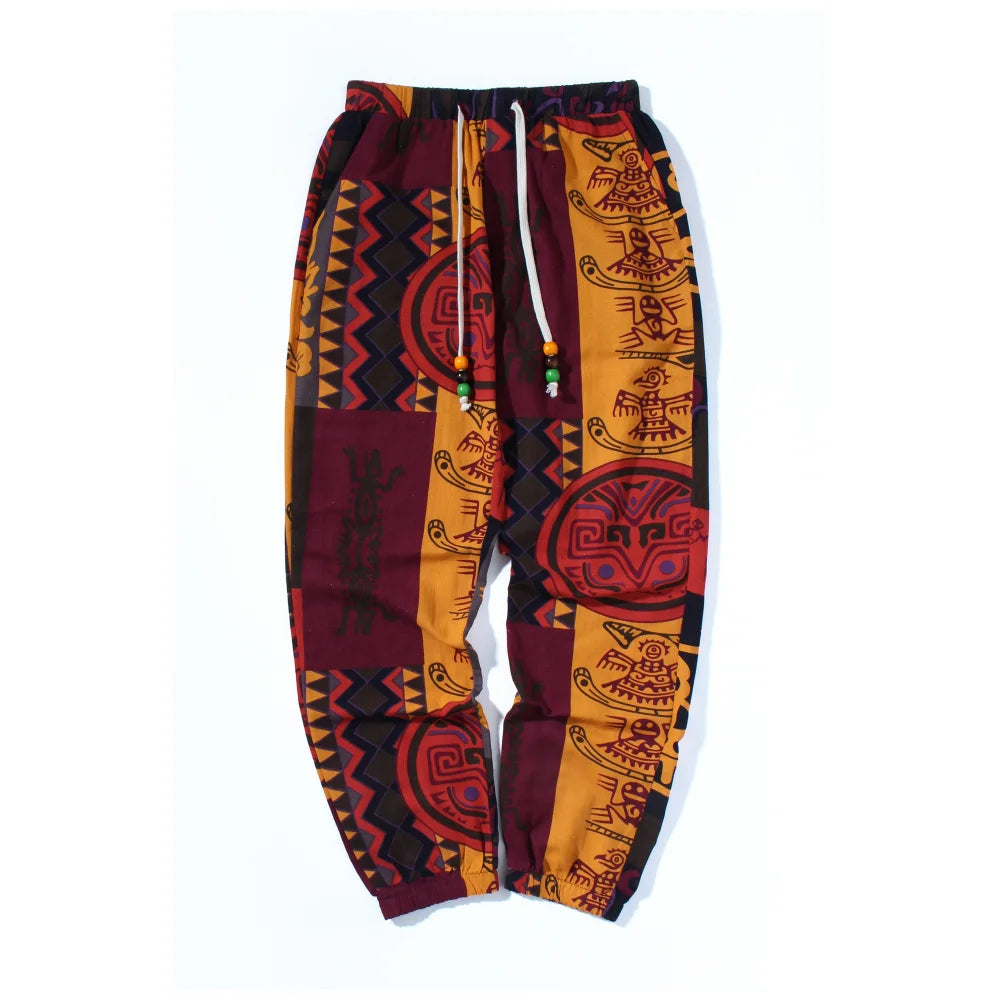 Zahara™ - Boho Tribal Print Bekväma Byxor