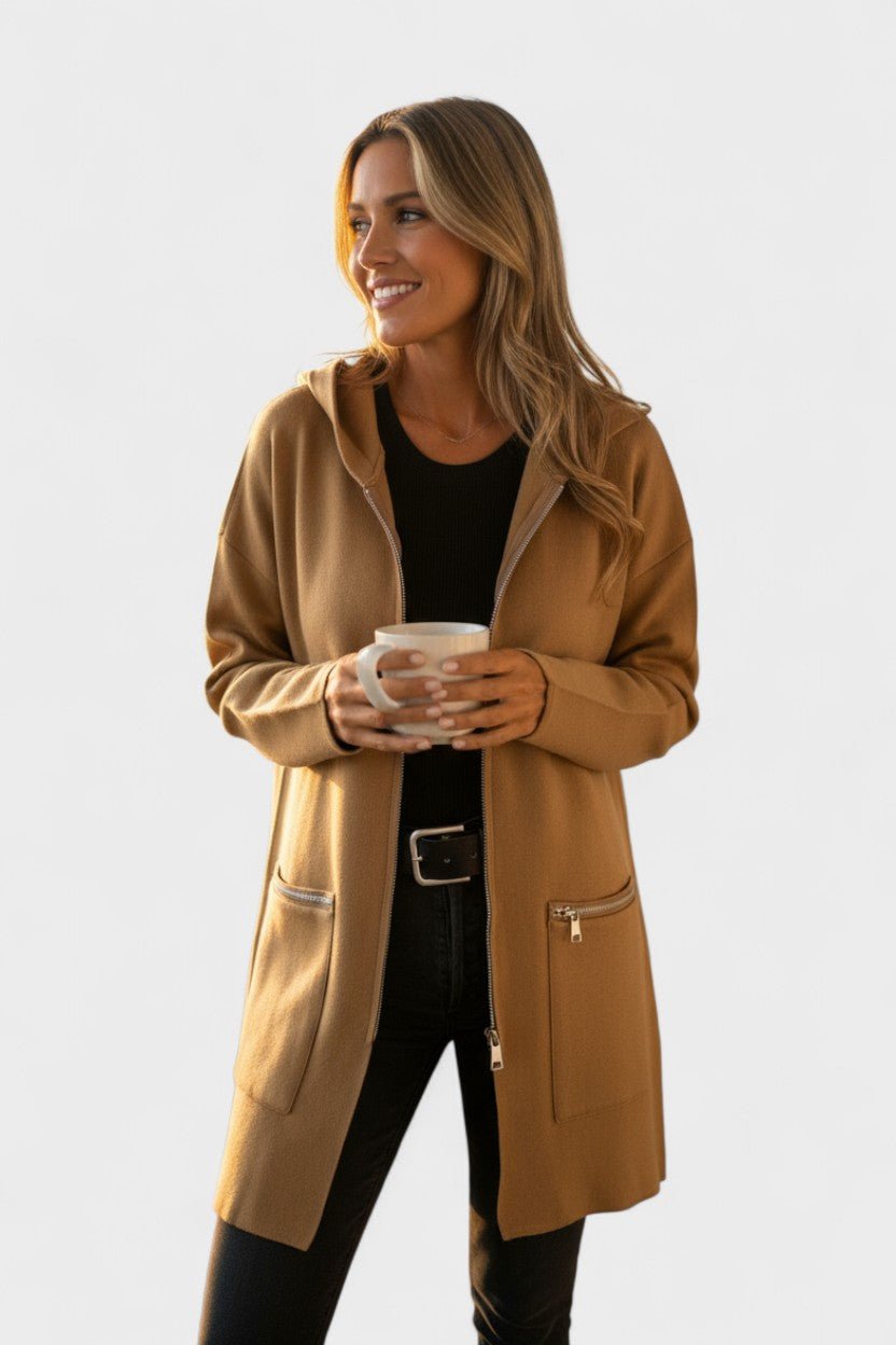 Veslina™ | Elegant stickad jacka för lager-på-lager