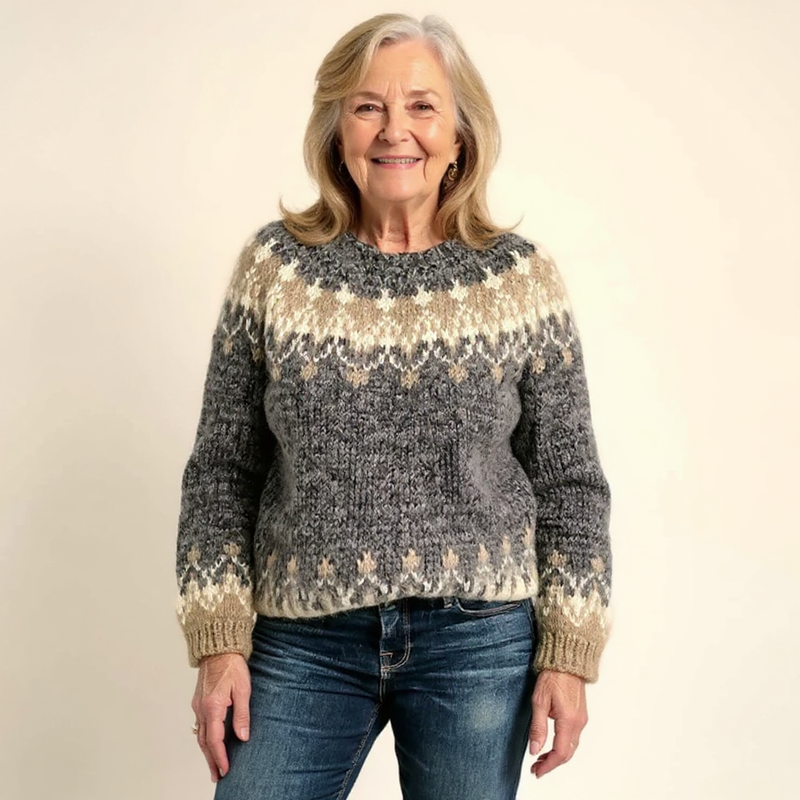 Maarit™ - Klassisk isländsk ulltröja