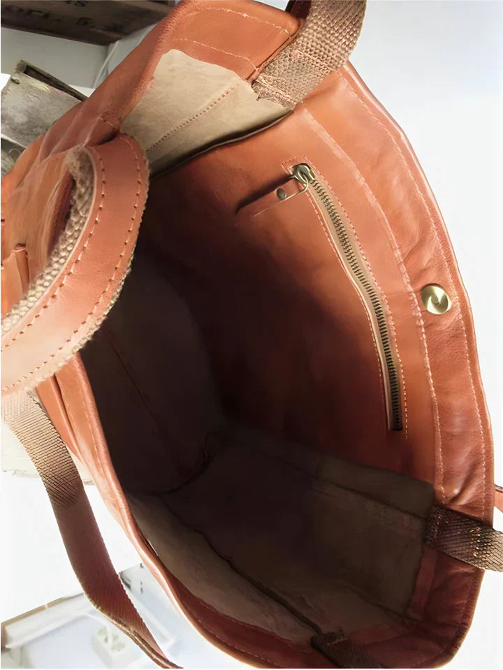 Ella™ - Klassisk Läder Tote