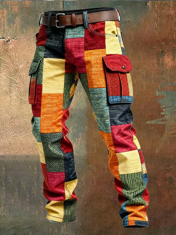 Soerd™ - Patchwork-cargobyxor För Herrar